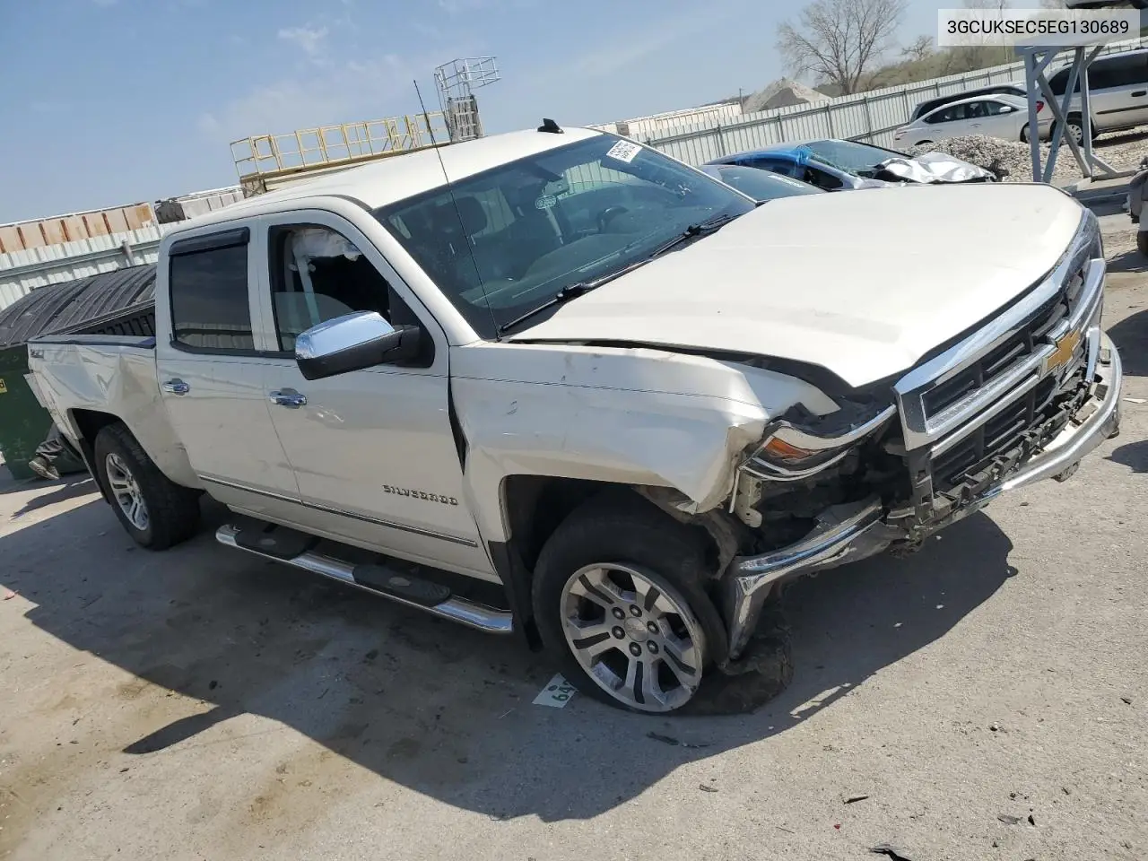 2014 Chevrolet Silverado K1500 Ltz VIN: 3GCUKSEC5EG130689 Lot: 53545755
