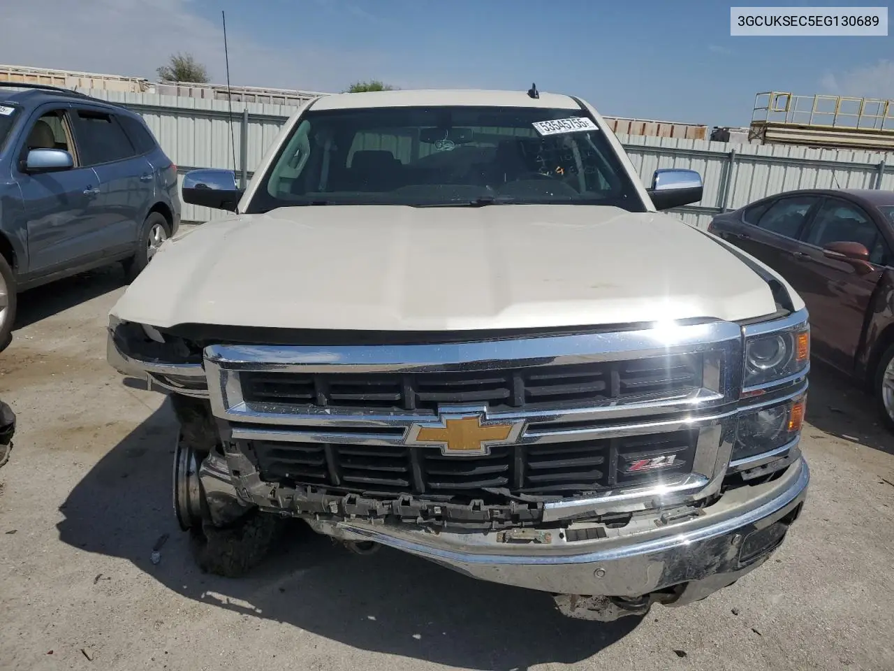 2014 Chevrolet Silverado K1500 Ltz VIN: 3GCUKSEC5EG130689 Lot: 53545755