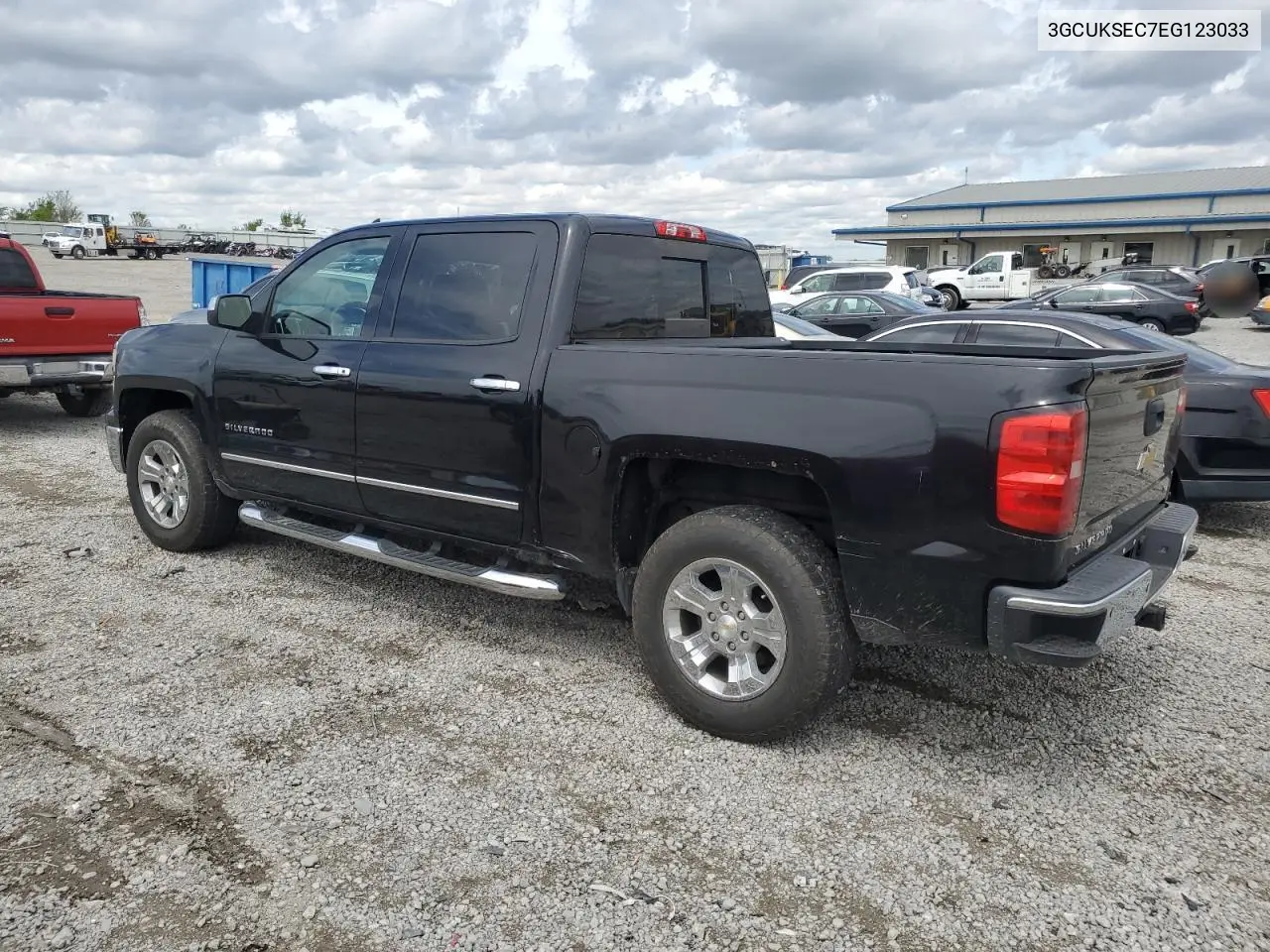 2014 Chevrolet Silverado K1500 Ltz VIN: 3GCUKSEC7EG123033 Lot: 54056765