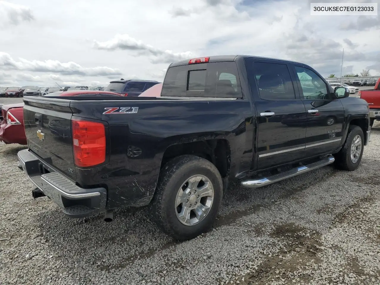 2014 Chevrolet Silverado K1500 Ltz VIN: 3GCUKSEC7EG123033 Lot: 54056765