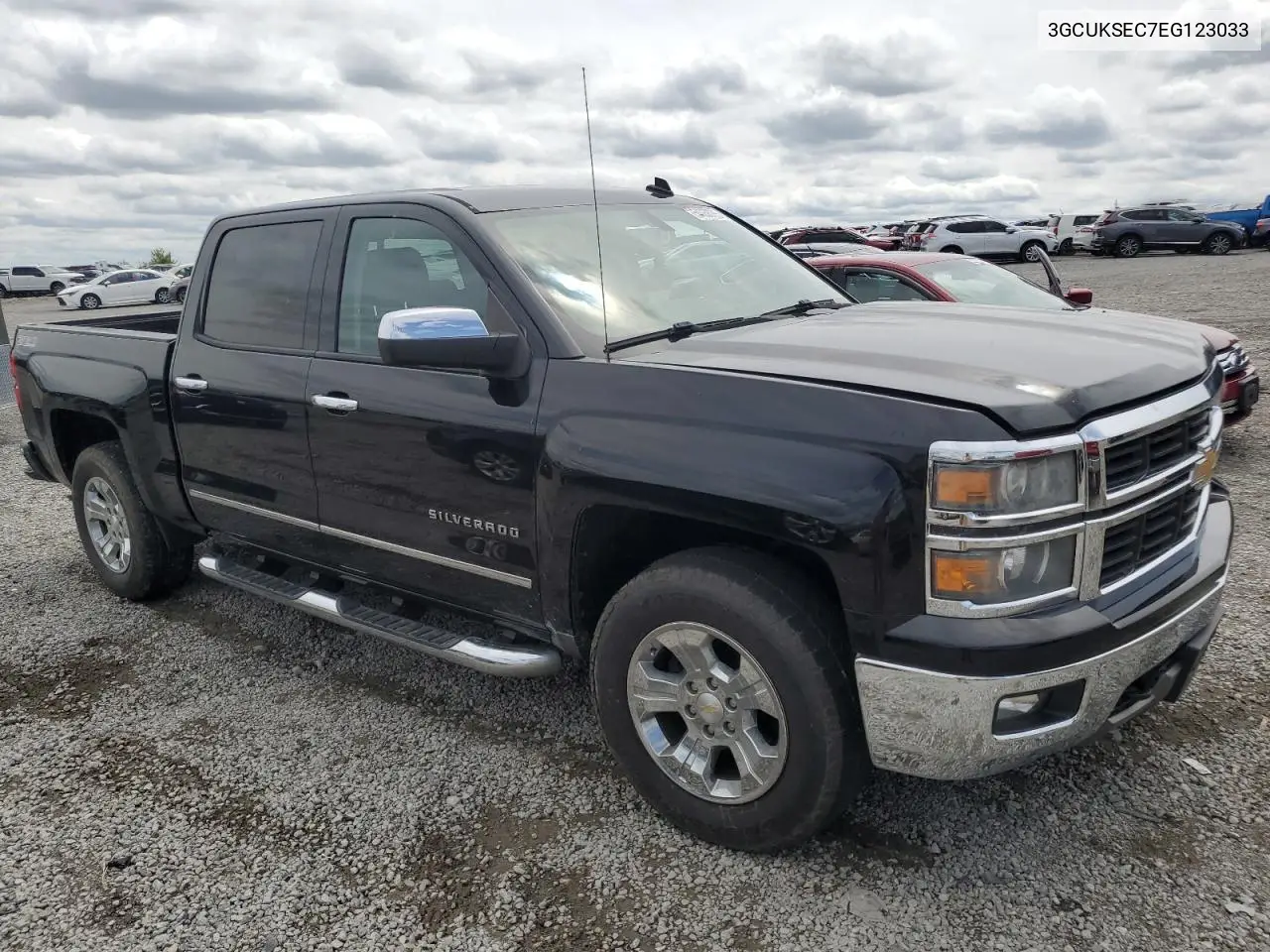 2014 Chevrolet Silverado K1500 Ltz VIN: 3GCUKSEC7EG123033 Lot: 54056765
