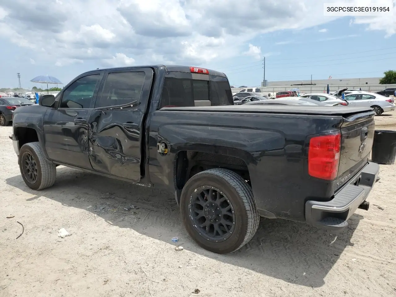 2014 Chevrolet Silverado C1500 Ltz VIN: 3GCPCSEC3EG191954 Lot: 55643655