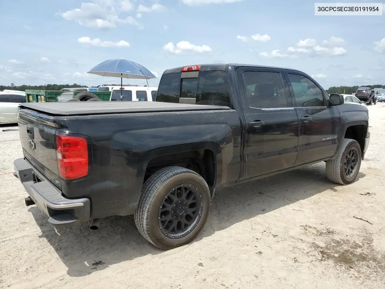 2014 Chevrolet Silverado C1500 Ltz VIN: 3GCPCSEC3EG191954 Lot: 55643655