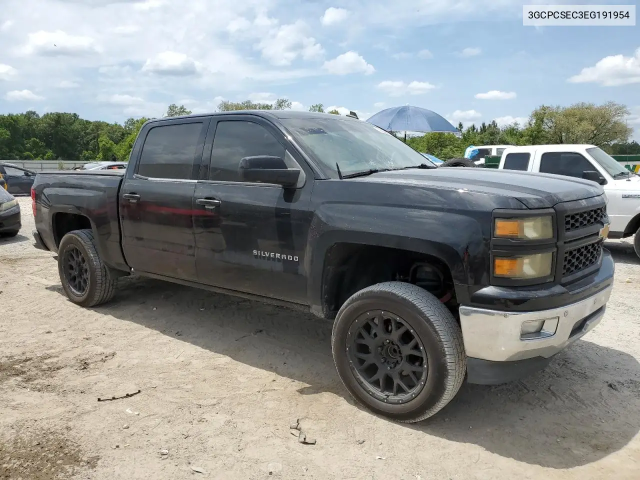 2014 Chevrolet Silverado C1500 Ltz VIN: 3GCPCSEC3EG191954 Lot: 55643655