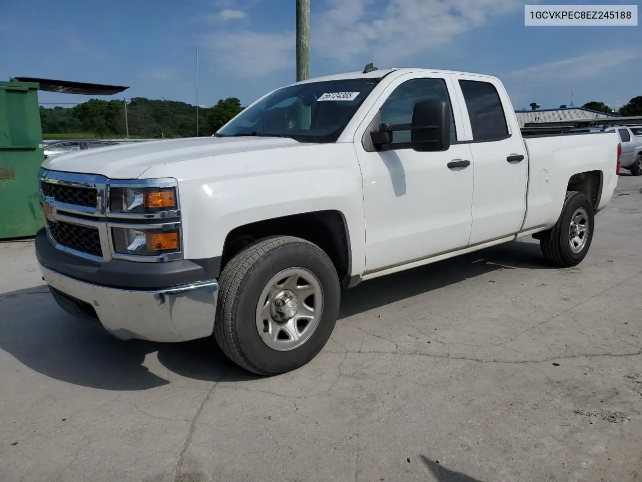 2014 Chevrolet Silverado K1500 VIN: 1GCVKPEC8EZ245188 Lot: 56124365