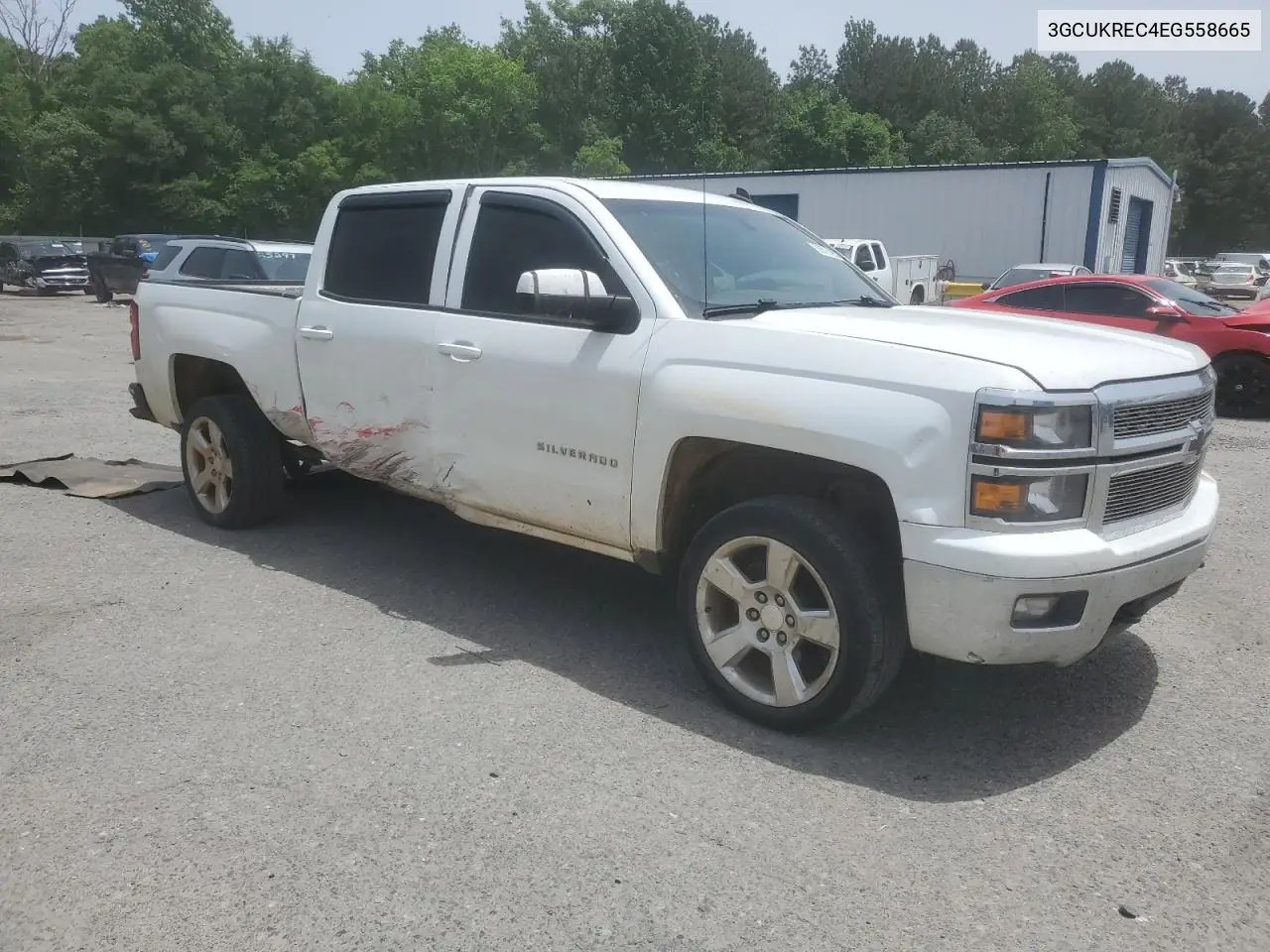 2014 Chevrolet Silverado K1500 Lt VIN: 3GCUKREC4EG558665 Lot: 56676095