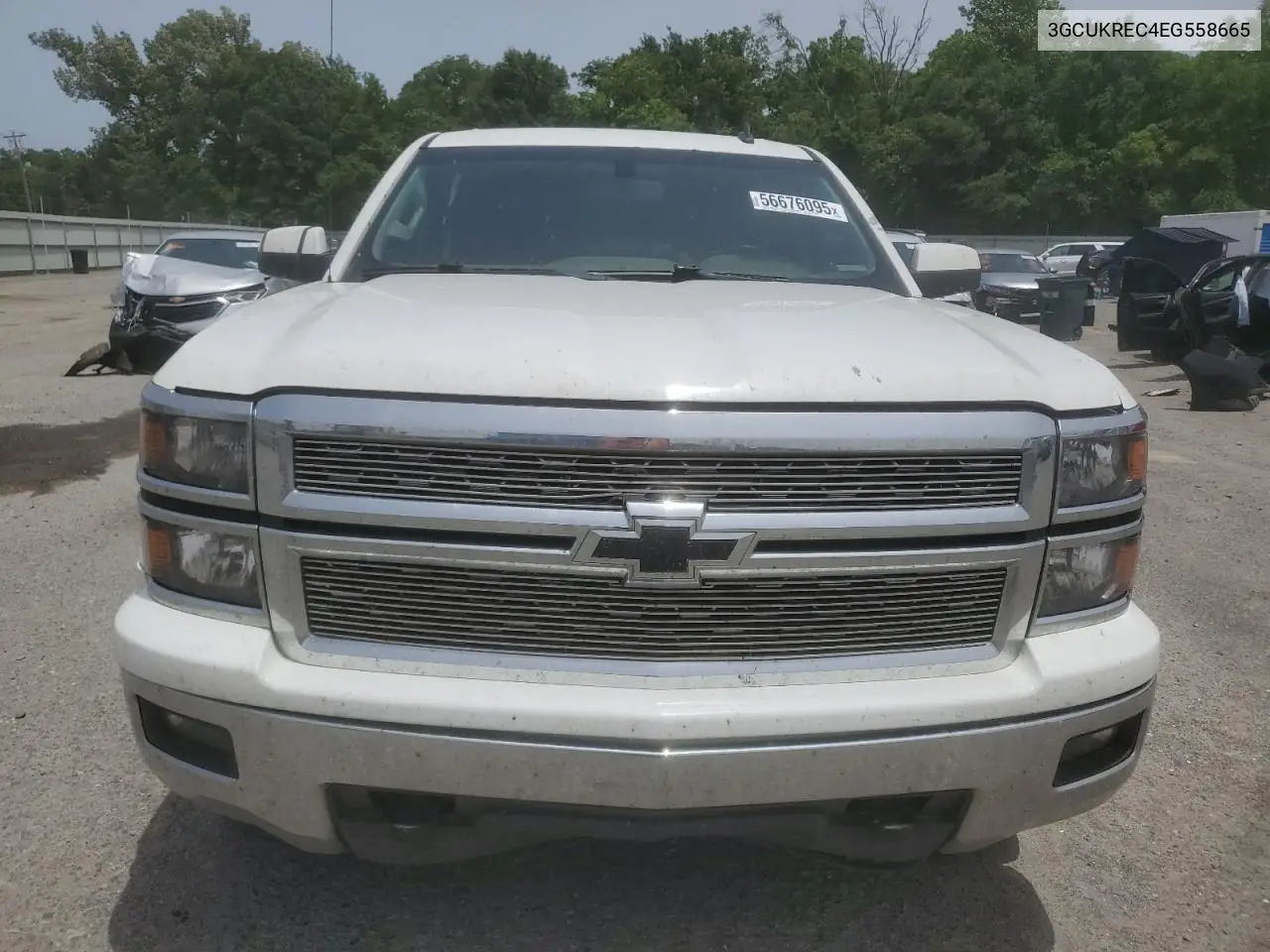 2014 Chevrolet Silverado K1500 Lt VIN: 3GCUKREC4EG558665 Lot: 56676095