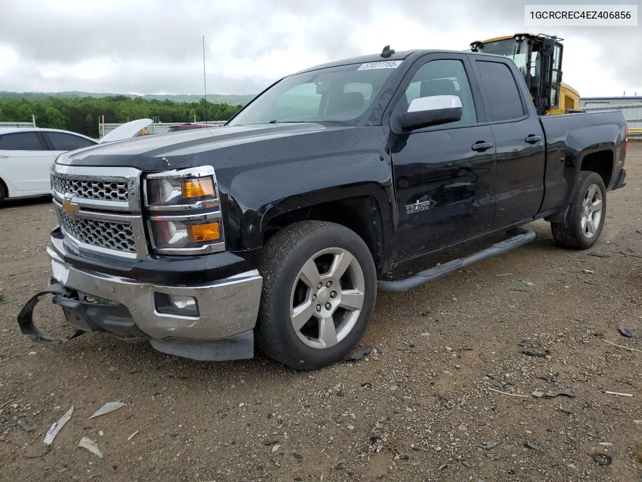 2014 Chevrolet Silverado C1500 Lt VIN: 1GCRCREC4EZ406856 Lot: 57077755