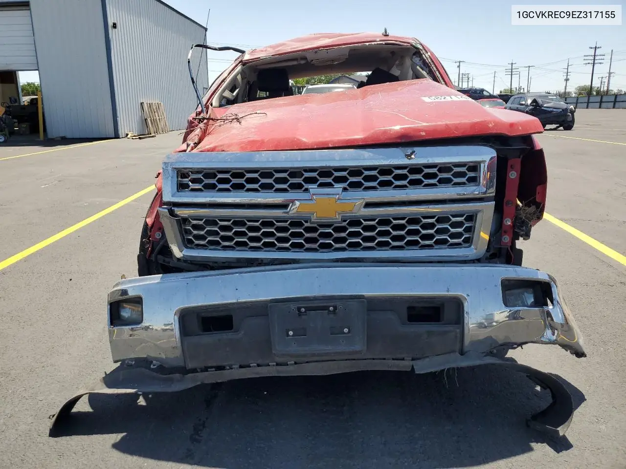 2014 Chevrolet Silverado K1500 Lt VIN: 1GCVKREC9EZ317155 Lot: 58271485