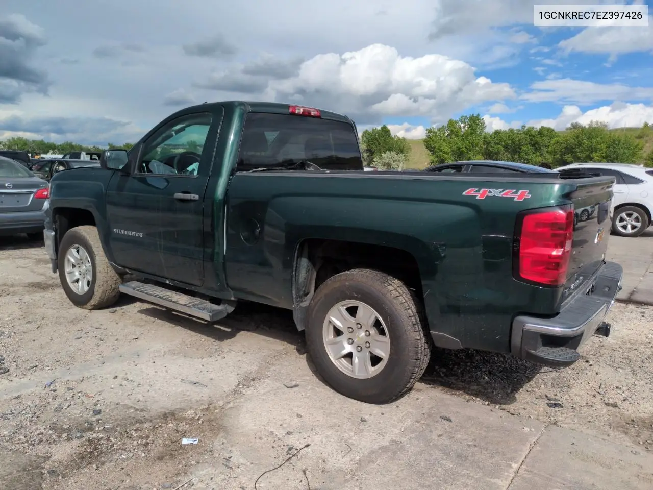 2014 Chevrolet Silverado K1500 Lt VIN: 1GCNKREC7EZ397426 Lot: 58992925