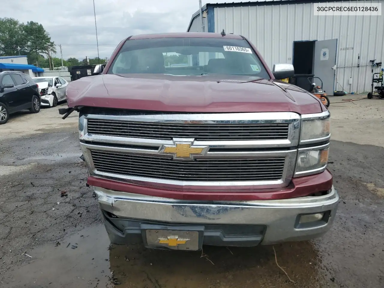 2014 Chevrolet Silverado C1500 Lt VIN: 3GCPCREC6EG128436 Lot: 60110365