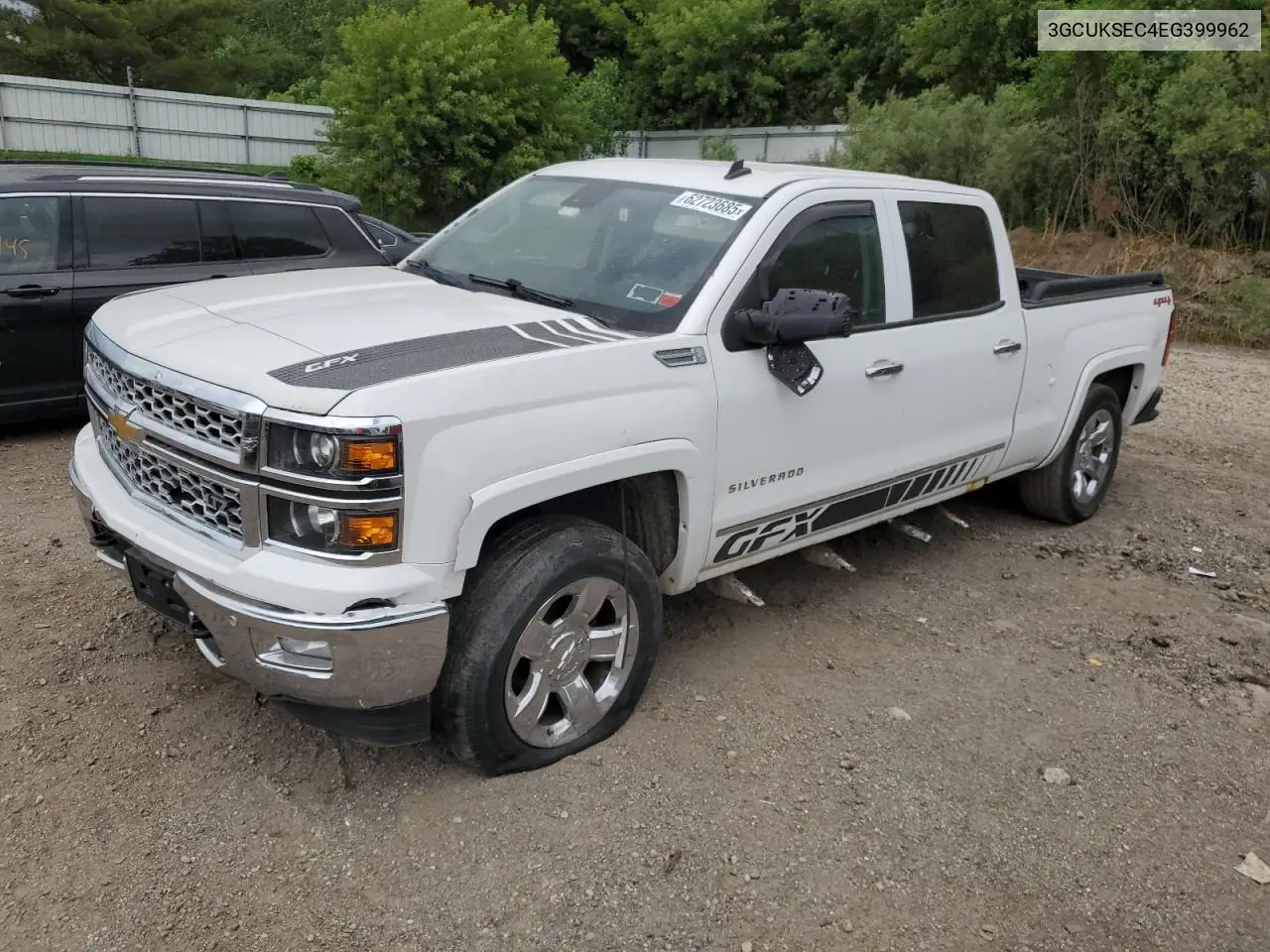 2014 Chevrolet Silverado K1500 Ltz VIN: 3GCUKSEC4EG399962 Lot: 62723685
