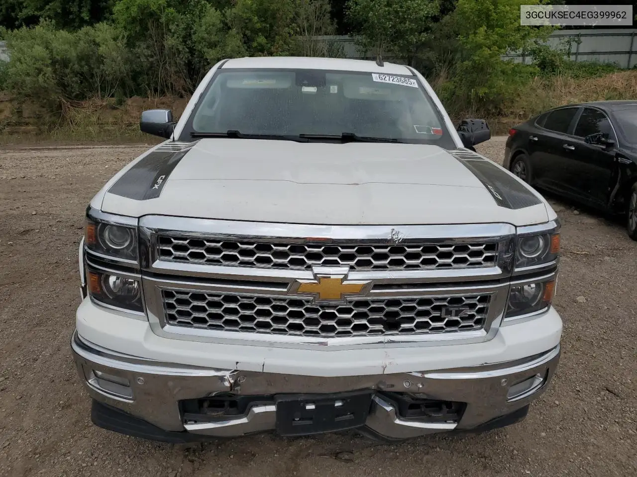 2014 Chevrolet Silverado K1500 Ltz VIN: 3GCUKSEC4EG399962 Lot: 62723685