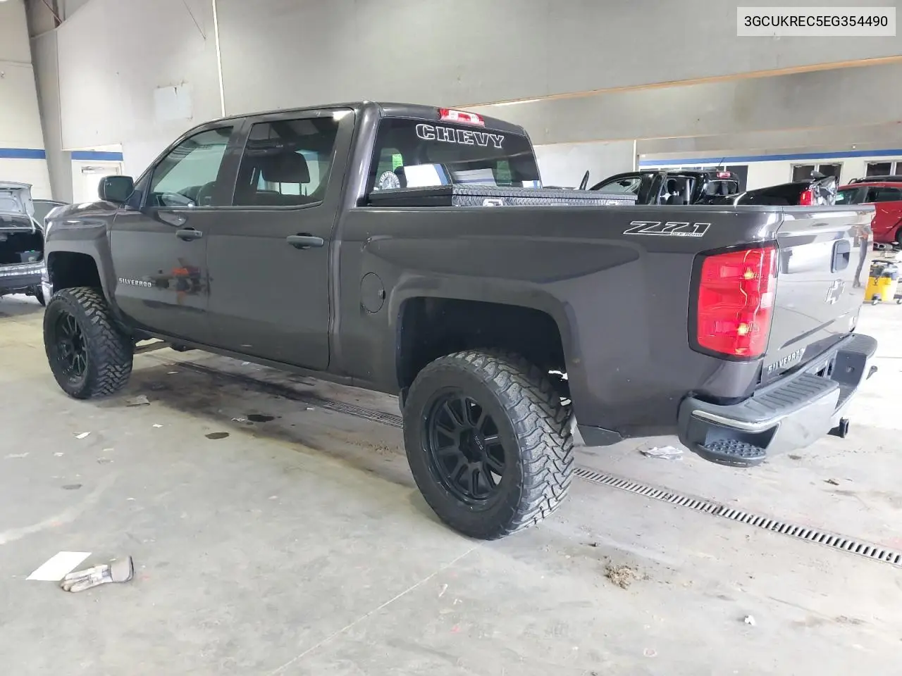 2014 Chevrolet Silverado K1500 Lt VIN: 3GCUKREC5EG354490 Lot: 62918105
