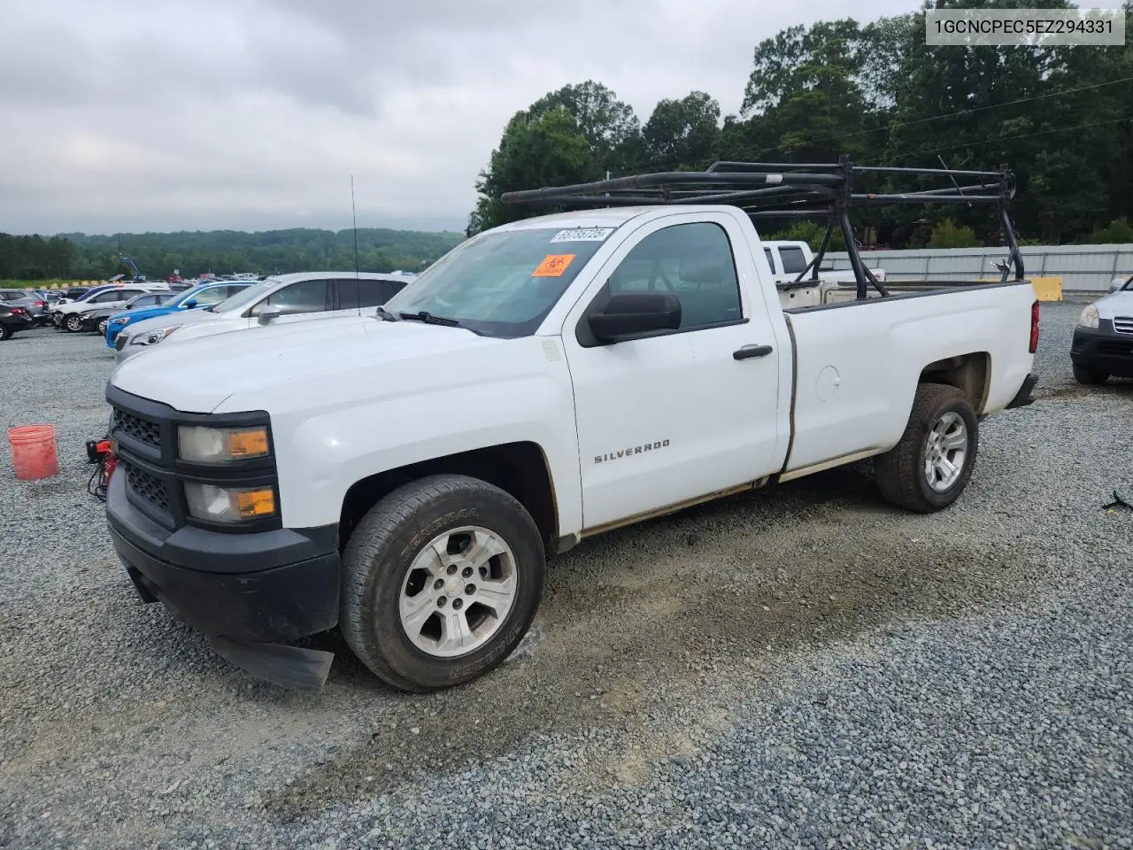 2014 Chevrolet Silverado C1500 VIN: 1GCNCPEC5EZ294331 Lot: 65735725