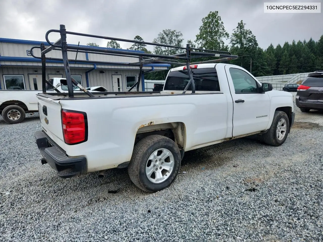2014 Chevrolet Silverado C1500 VIN: 1GCNCPEC5EZ294331 Lot: 65735725