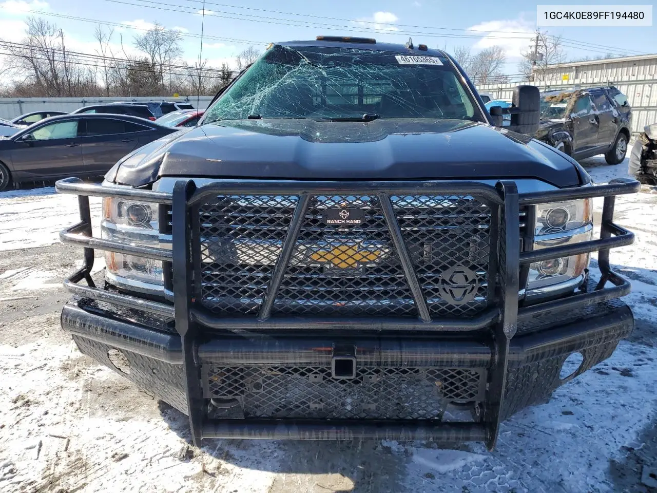 2015 Chevrolet Silverado K3500 Ltz VIN: 1GC4K0E89FF194480 Lot: 46165365