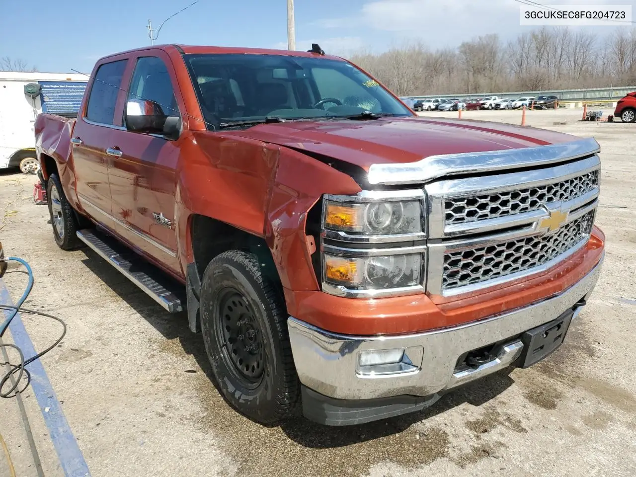 2015 Chevrolet Silverado K1500 Ltz VIN: 3GCUKSEC8FG204723 Lot: 51119545