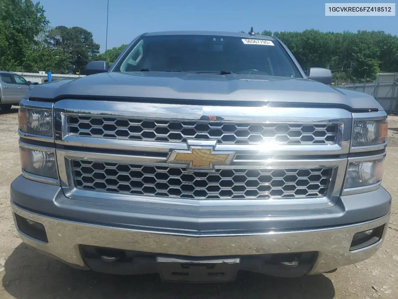 2015 Chevrolet Silverado K1500 Lt VIN: 1GCVKREC6FZ418512 Lot: 56567795