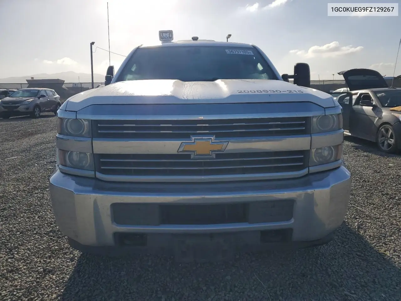 2015 Chevrolet Silverado K2500 Heavy Duty VIN: 1GC0KUEG9FZ129267 Lot: 56797105