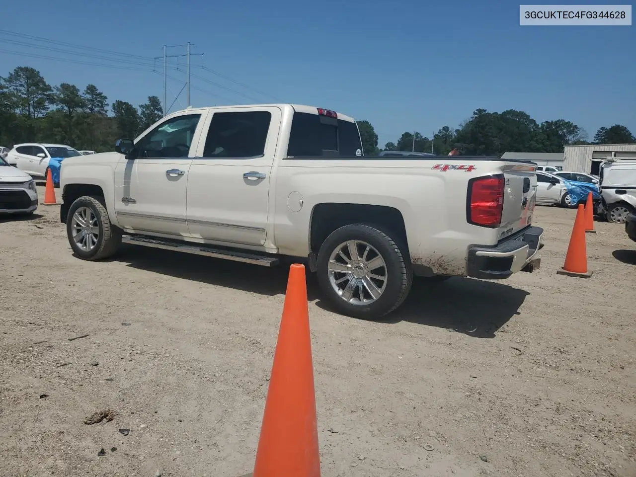 2015 Chevrolet Silverado K1500 High Country VIN: 3GCUKTEC4FG344628 Lot: 57126325
