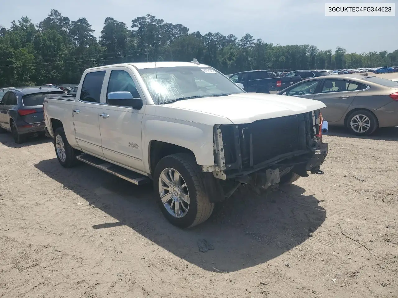 2015 Chevrolet Silverado K1500 High Country VIN: 3GCUKTEC4FG344628 Lot: 57126325
