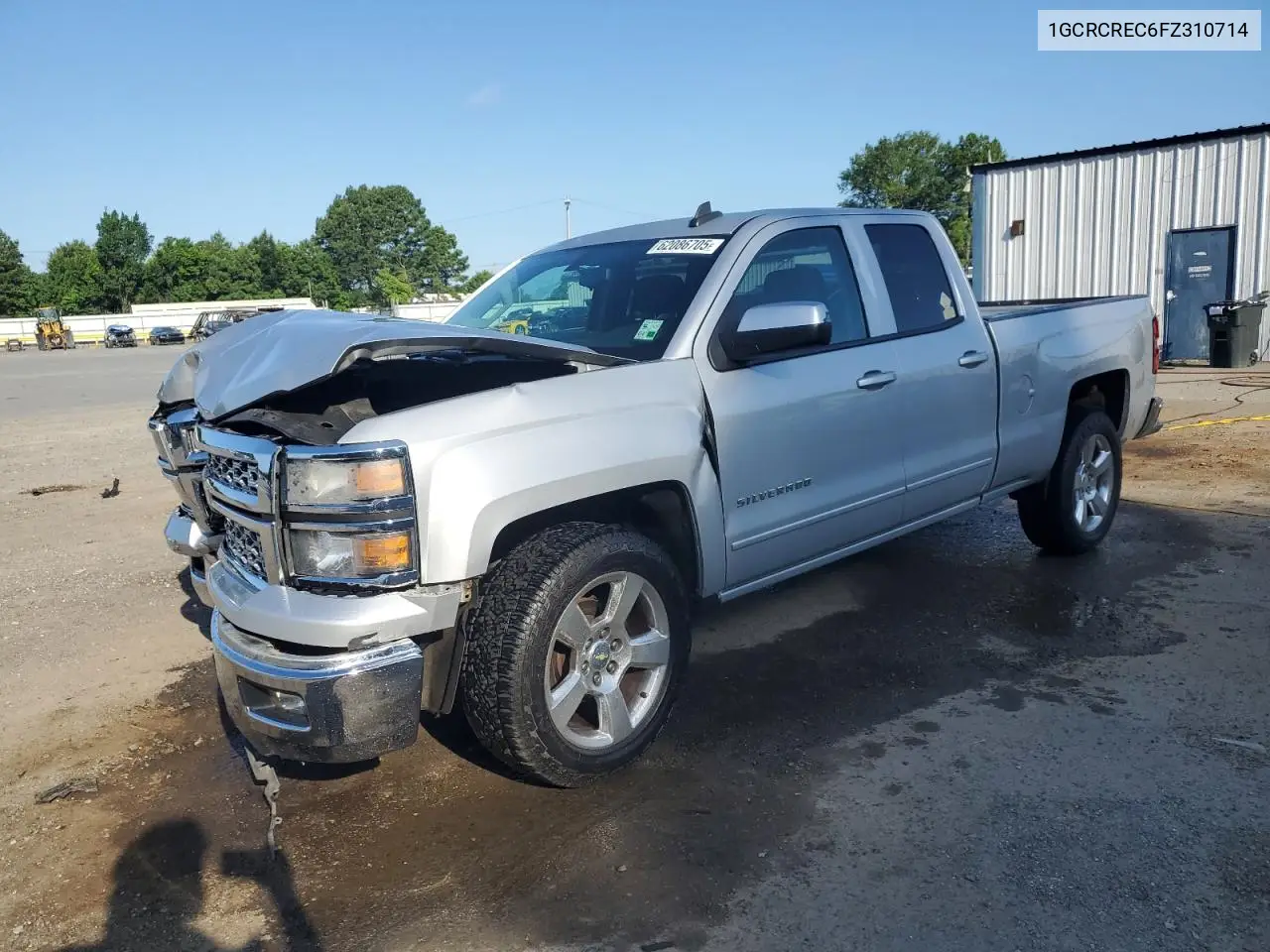 2015 Chevrolet Silverado C1500 Lt VIN: 1GCRCREC6FZ310714 Lot: 62086705