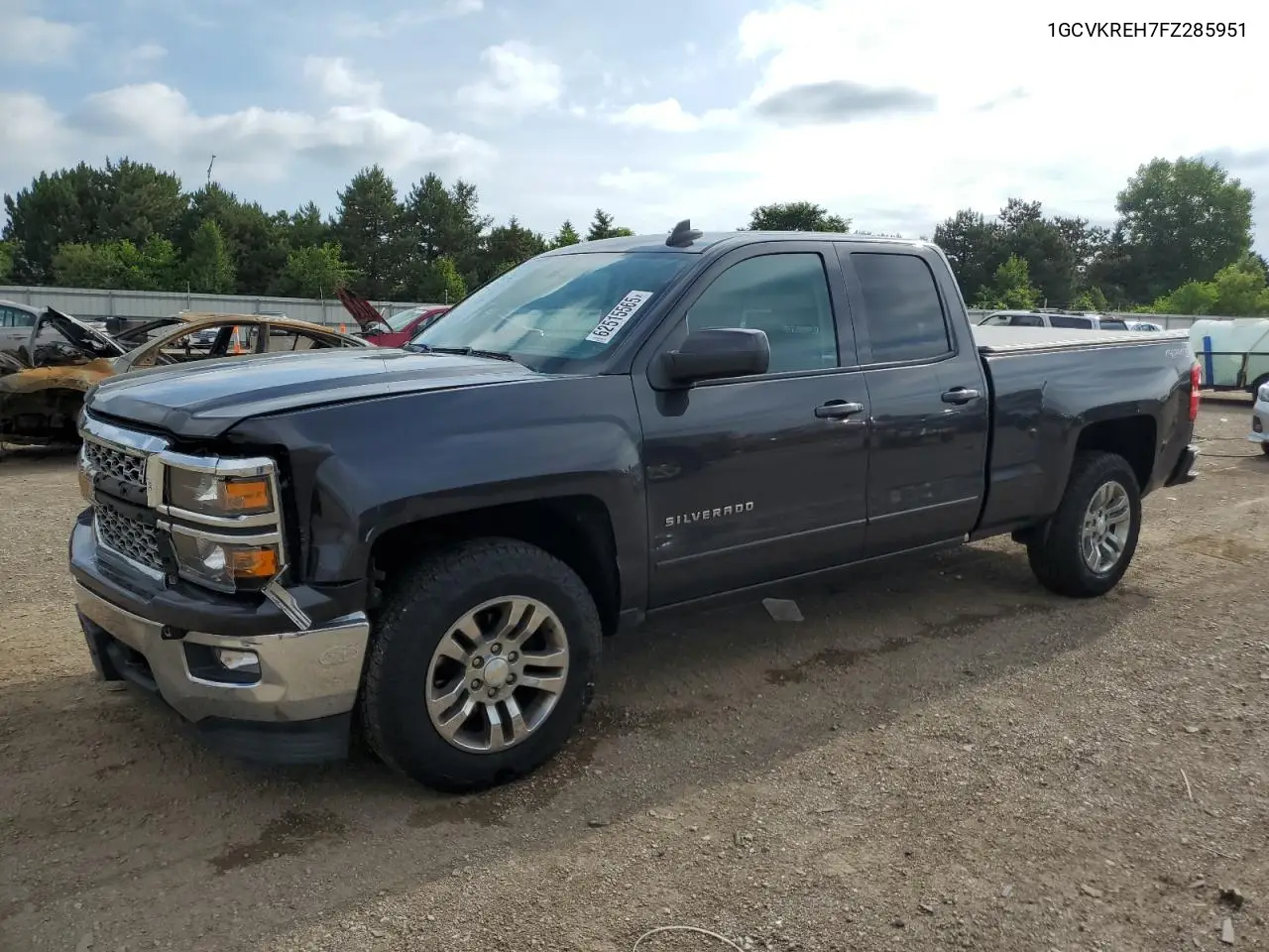 2015 Chevrolet Silverado K1500 Lt VIN: 1GCVKREH7FZ285951 Lot: 62515565