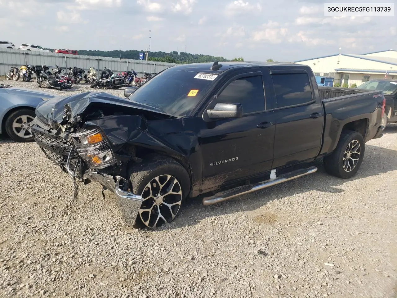 2015 Chevrolet Silverado K1500 Lt VIN: 3GCUKREC5FG113739 Lot: 62702275