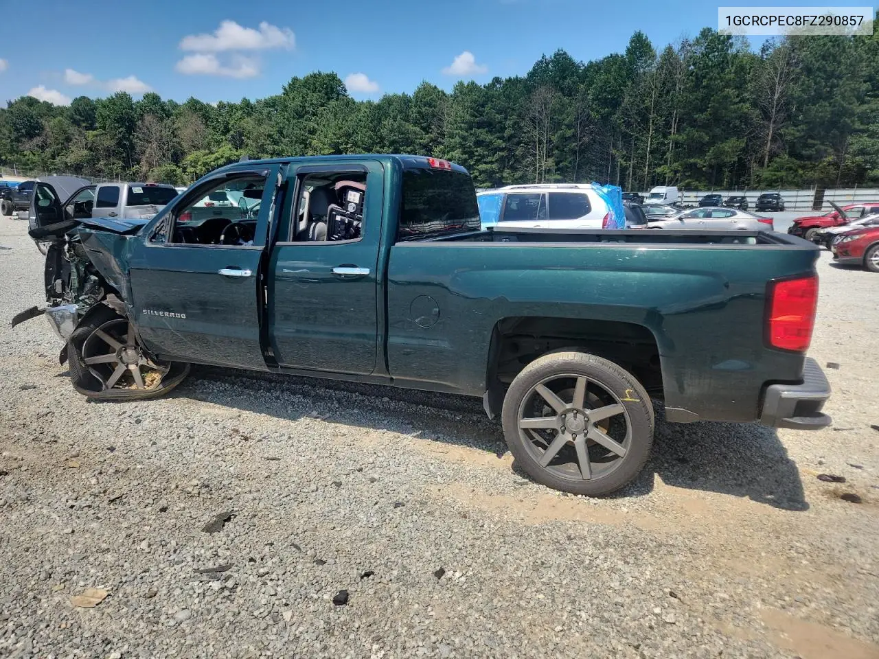 2015 Chevrolet Silverado C1500 VIN: 1GCRCPEC8FZ290857 Lot: 62808495