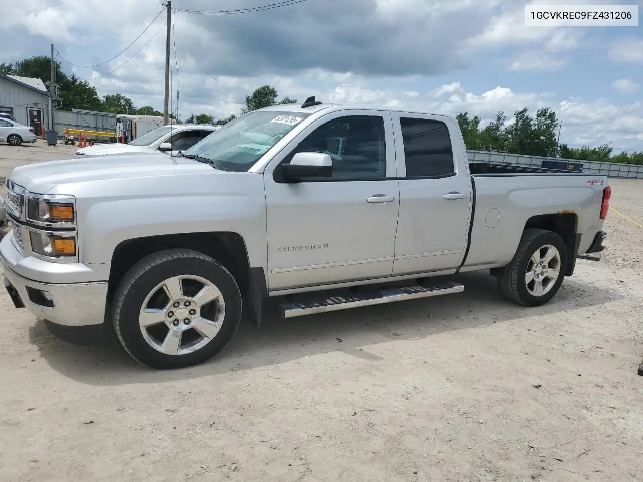2015 Chevrolet Silverado K1500 Lt VIN: 1GCVKREC9FZ431206 Lot: 62821285