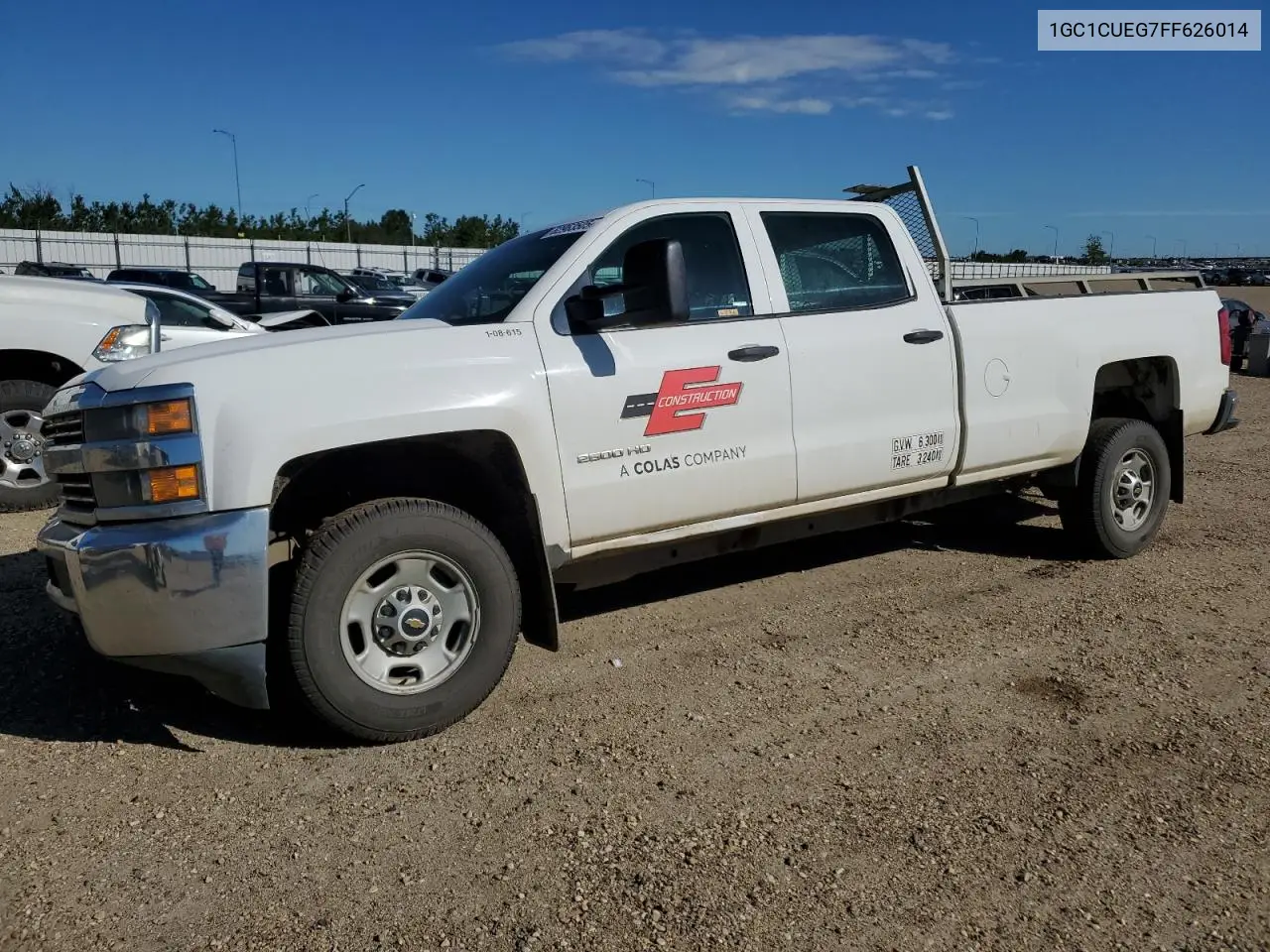 2015 Chevrolet Silverado C2500 Heavy Duty VIN: 1GC1CUEG7FF626014 Lot: 62963505