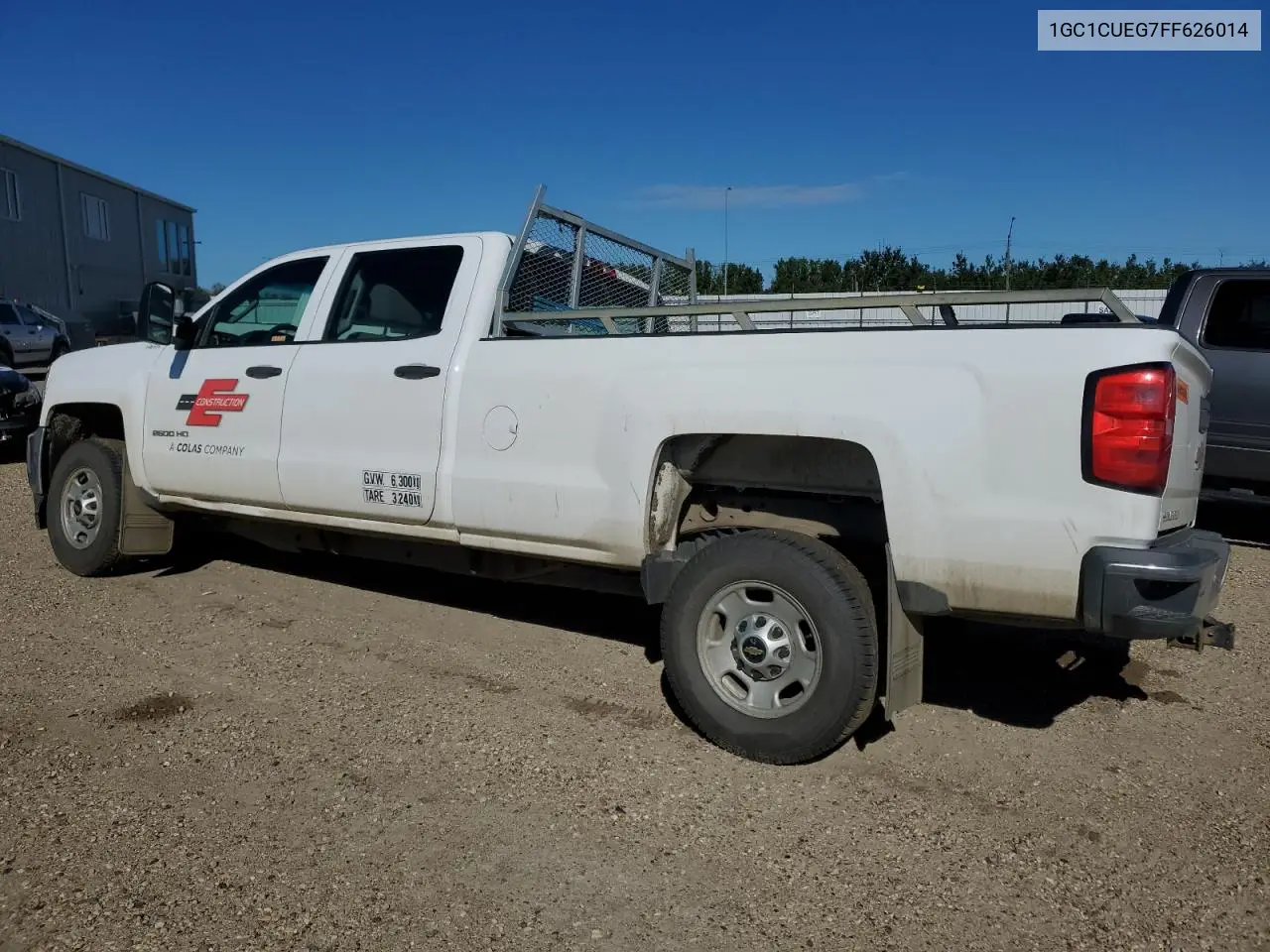 2015 Chevrolet Silverado C2500 Heavy Duty VIN: 1GC1CUEG7FF626014 Lot: 62963505