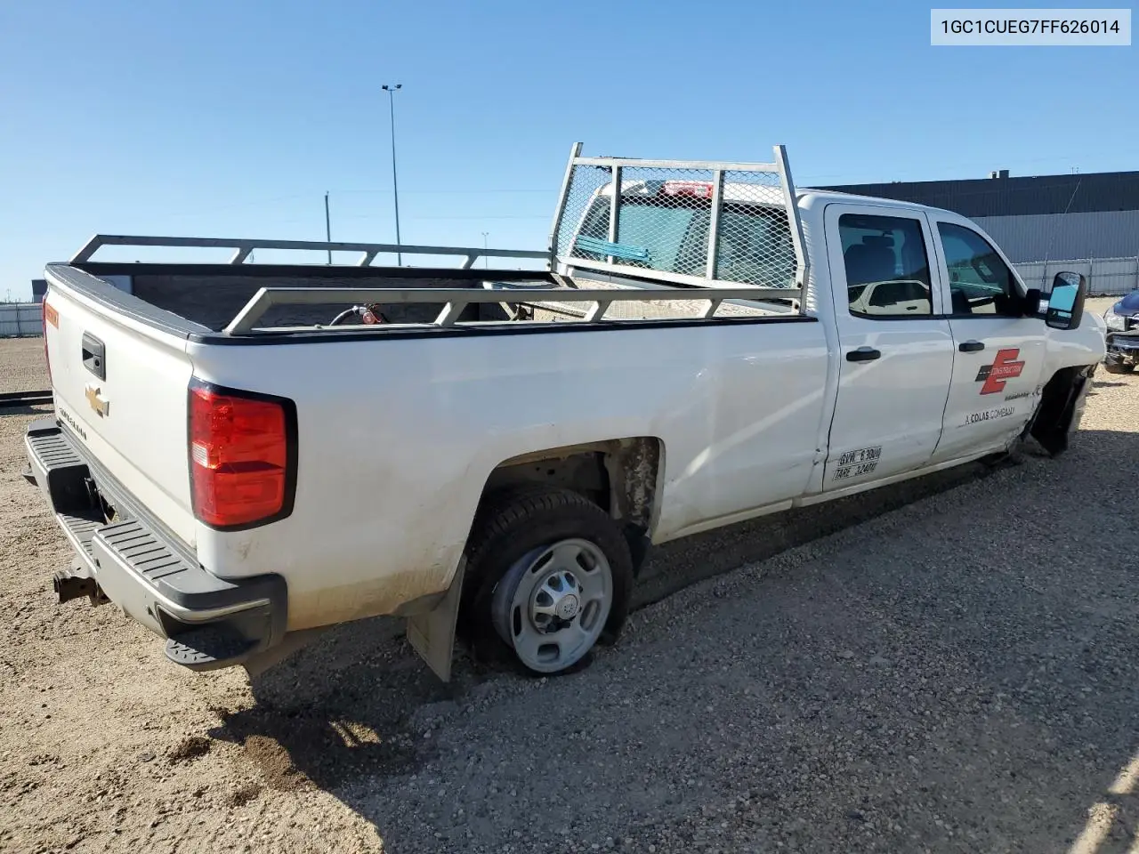 2015 Chevrolet Silverado C2500 Heavy Duty VIN: 1GC1CUEG7FF626014 Lot: 62963505