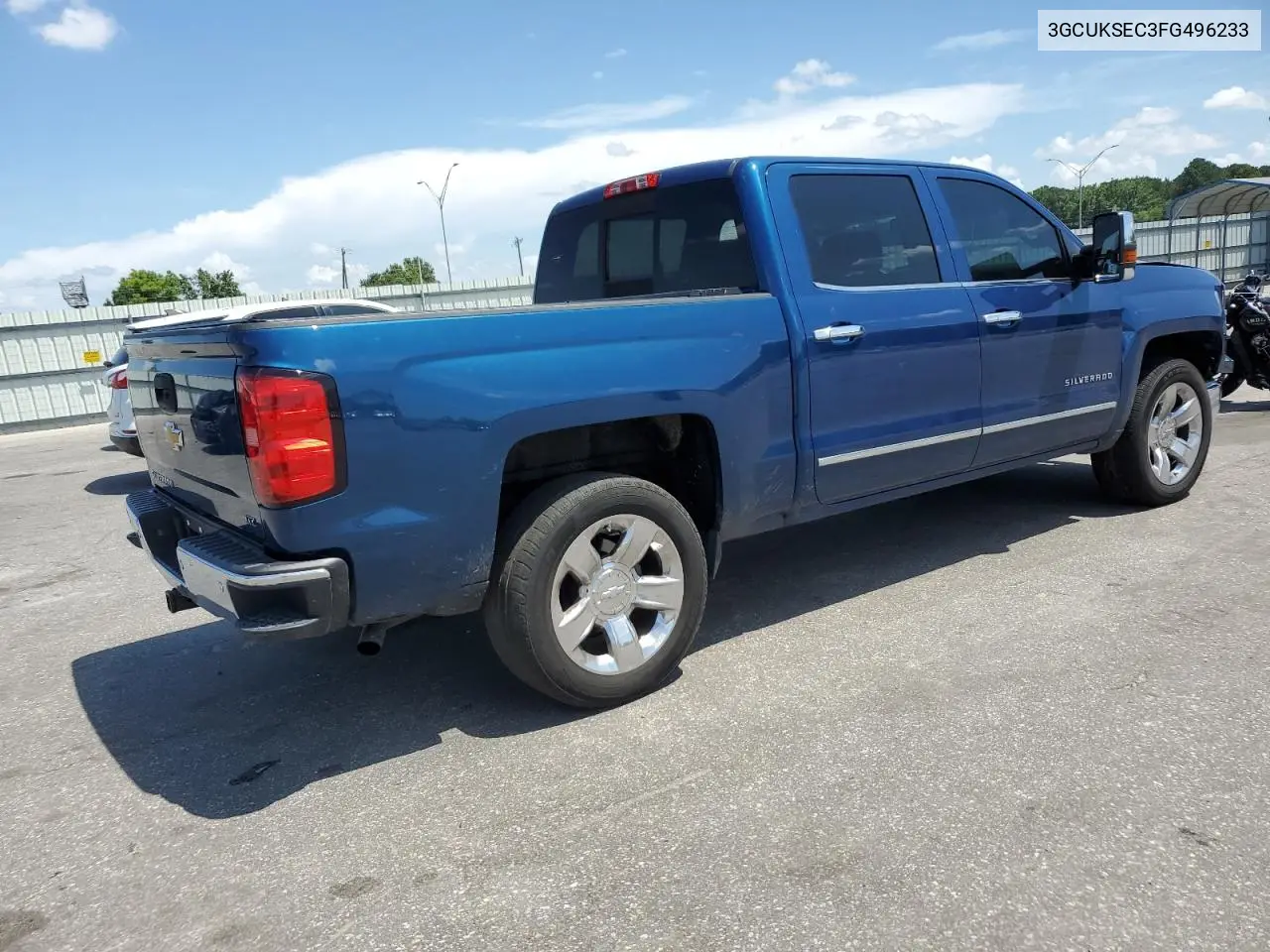 2015 Chevrolet Silverado K1500 Ltz VIN: 3GCUKSEC3FG496233 Lot: 63069105
