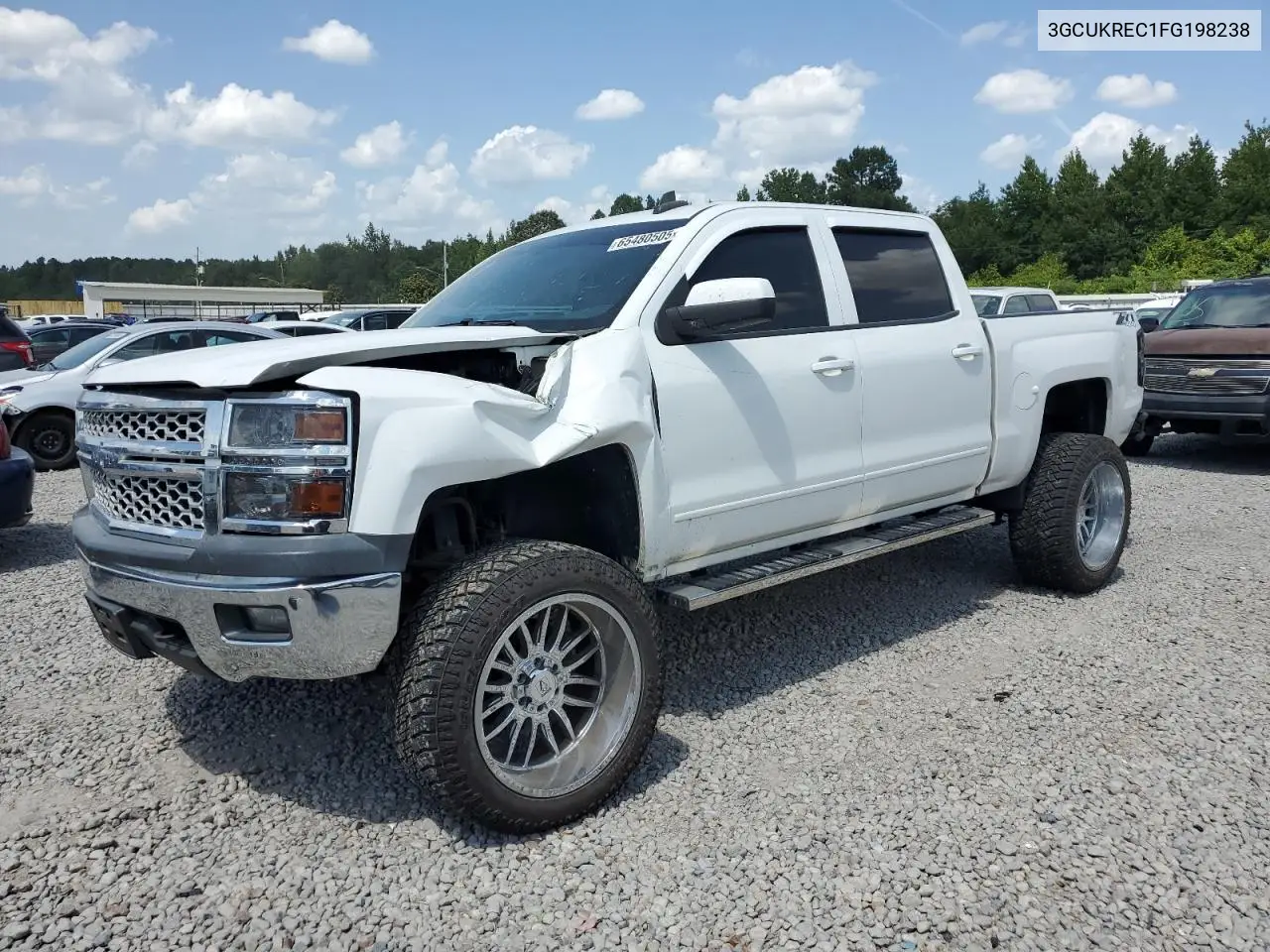 3gcukrec1fg198238 3GCUKREC1FG198238 2015 Chevrolet Silverado K1500 Lt