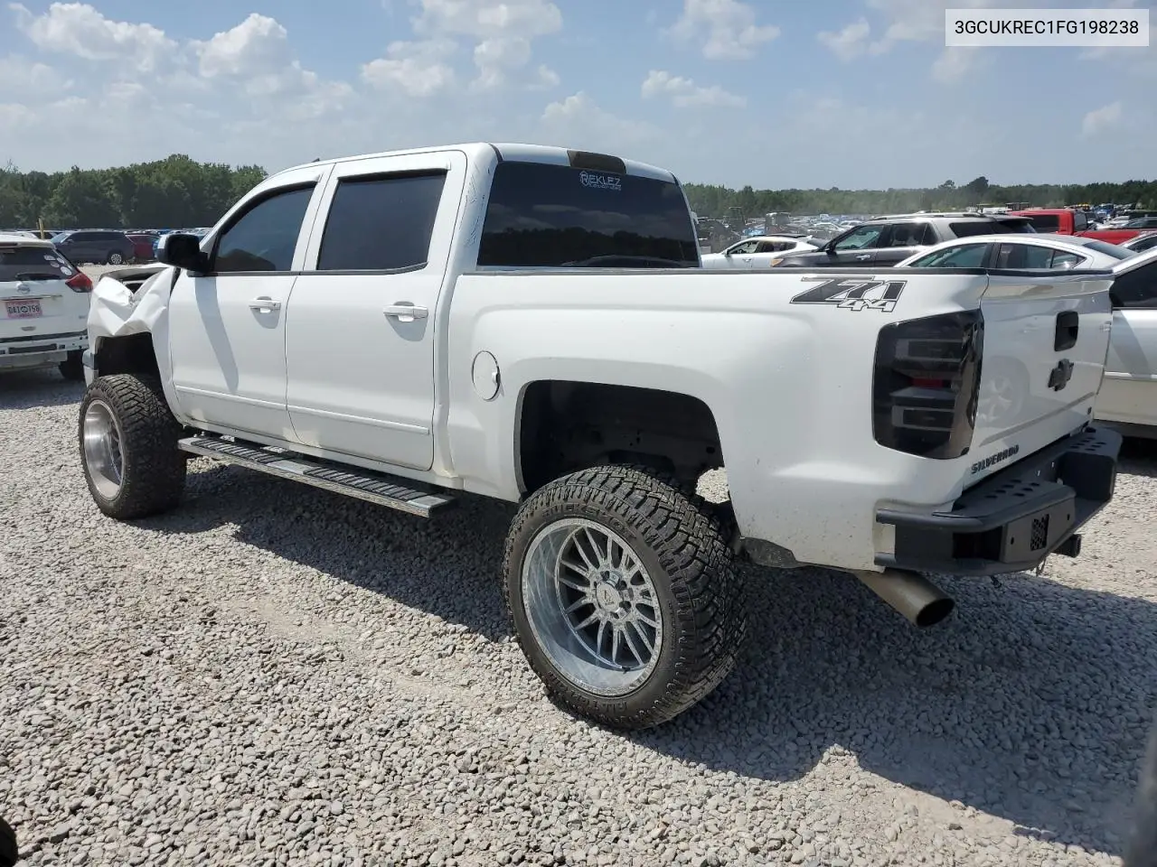 3gcukrec1fg198238 3GCUKREC1FG198238 2015 Chevrolet Silverado K1500 Lt