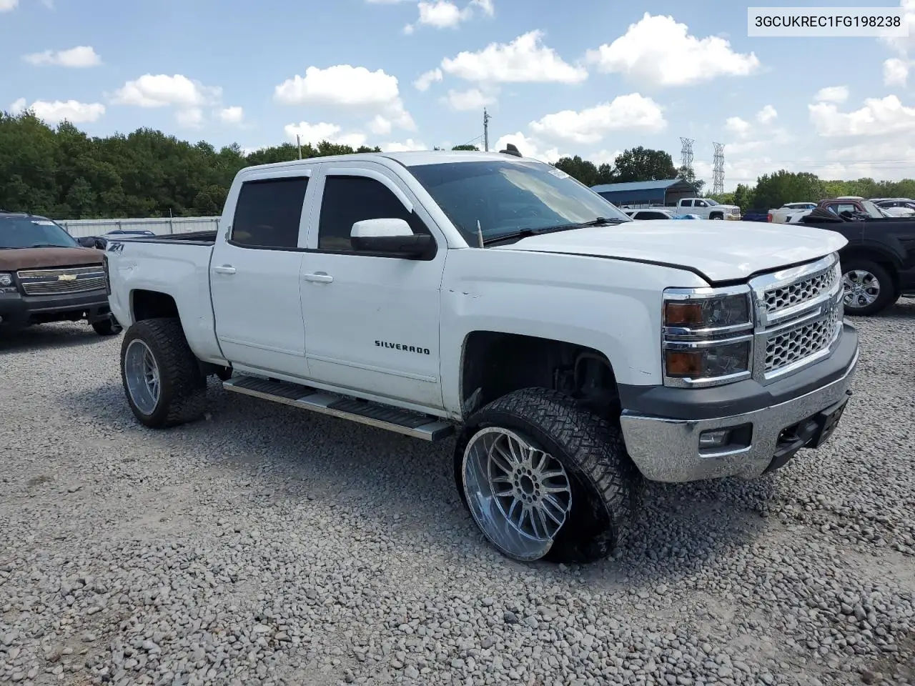3gcukrec1fg198238 3GCUKREC1FG198238 2015 Chevrolet Silverado K1500 Lt