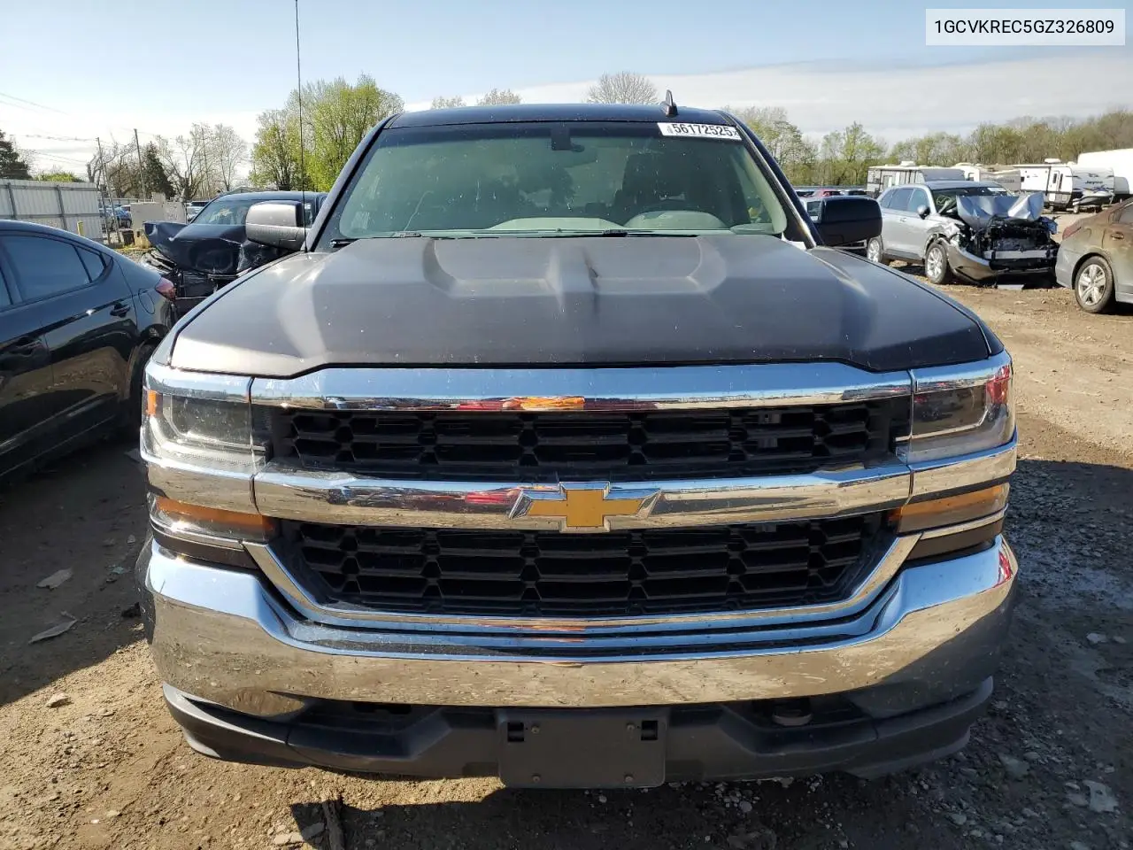 2016 Chevrolet Silverado K1500 Lt VIN: 1GCVKREC5GZ326809 Lot: 56172525