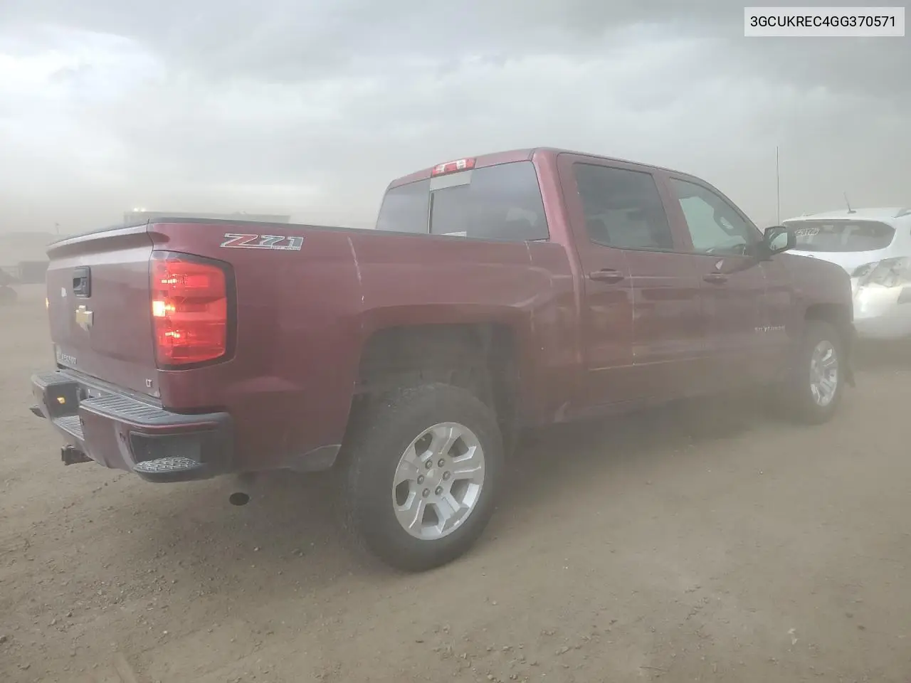 2016 Chevrolet Silverado K1500 Lt VIN: 3GCUKREC4GG370571 Lot: 56486865