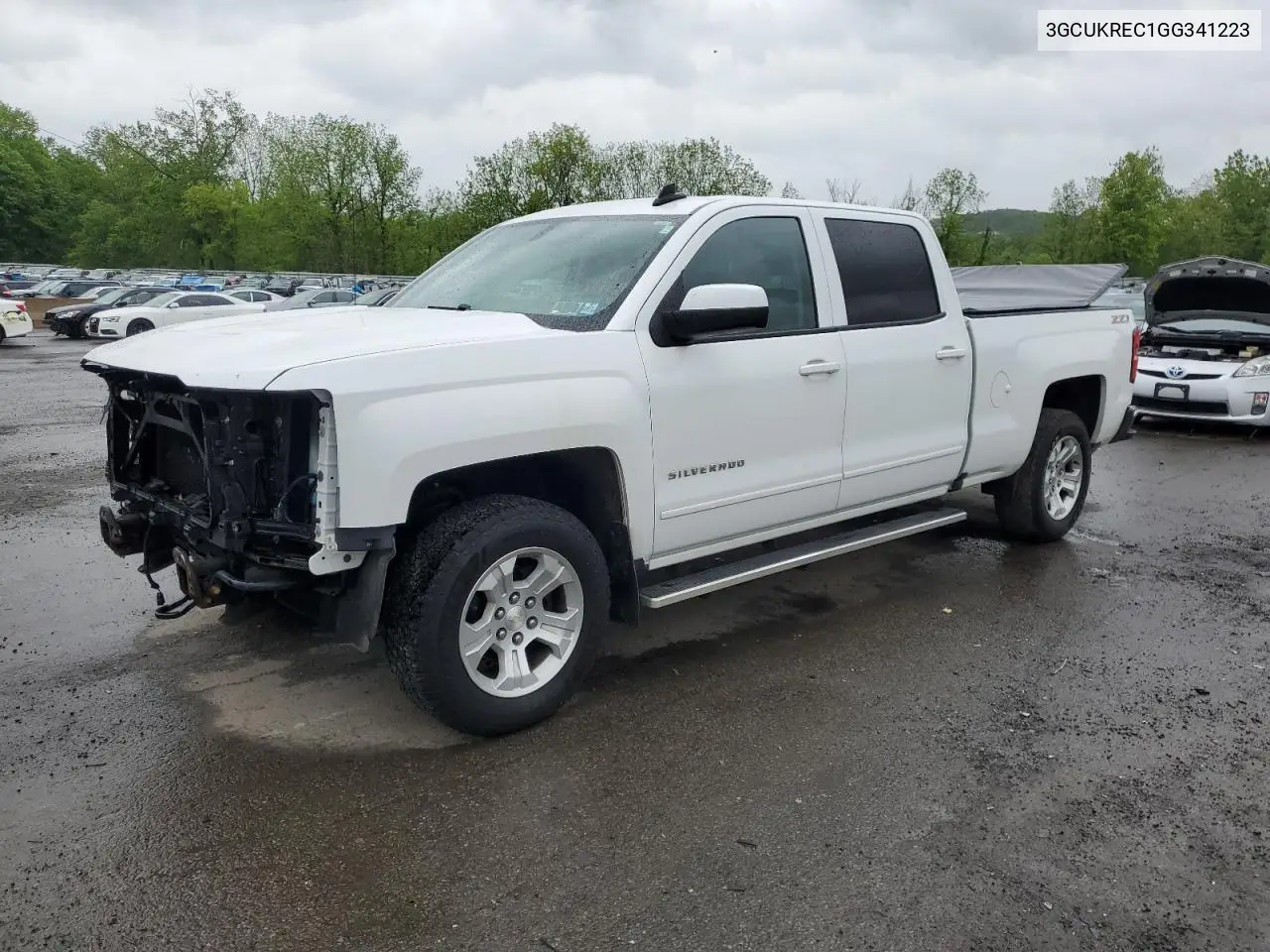3gcukrec1gg341223 3GCUKREC1GG341223 2016 Chevrolet Silverado K1500 Lt