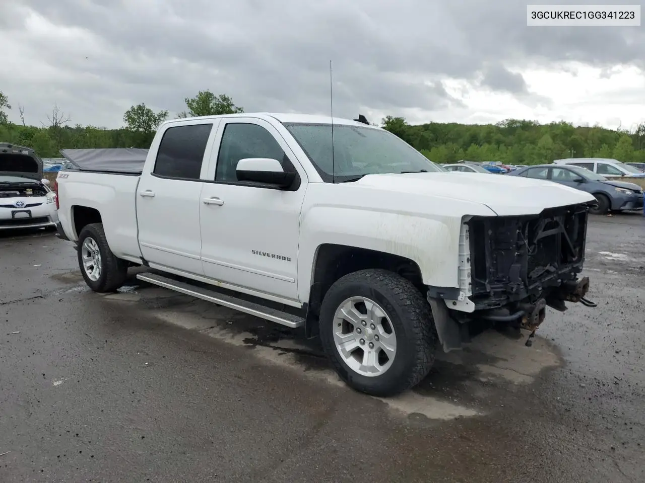 3gcukrec1gg341223 3GCUKREC1GG341223 2016 Chevrolet Silverado K1500 Lt