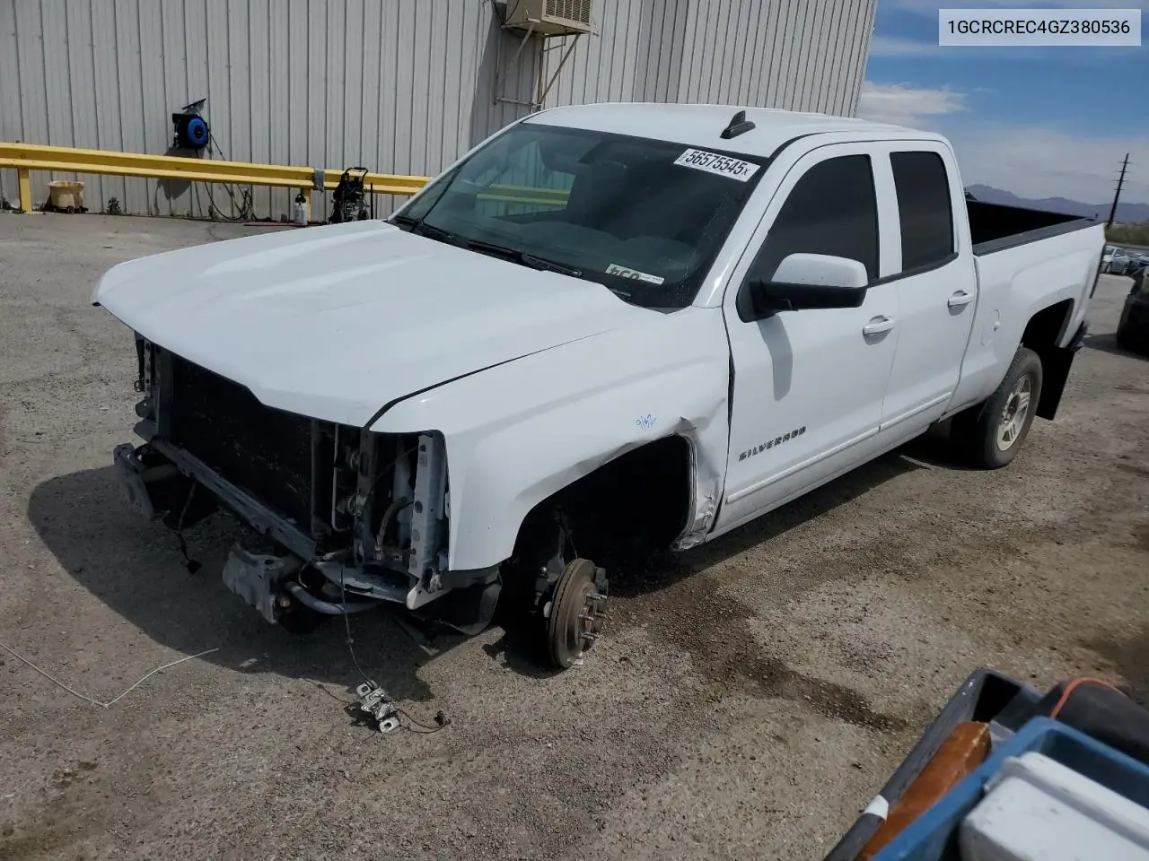 2016 Chevrolet Silverado C1500 Lt VIN: 1GCRCREC4GZ380536 Lot: 56575545