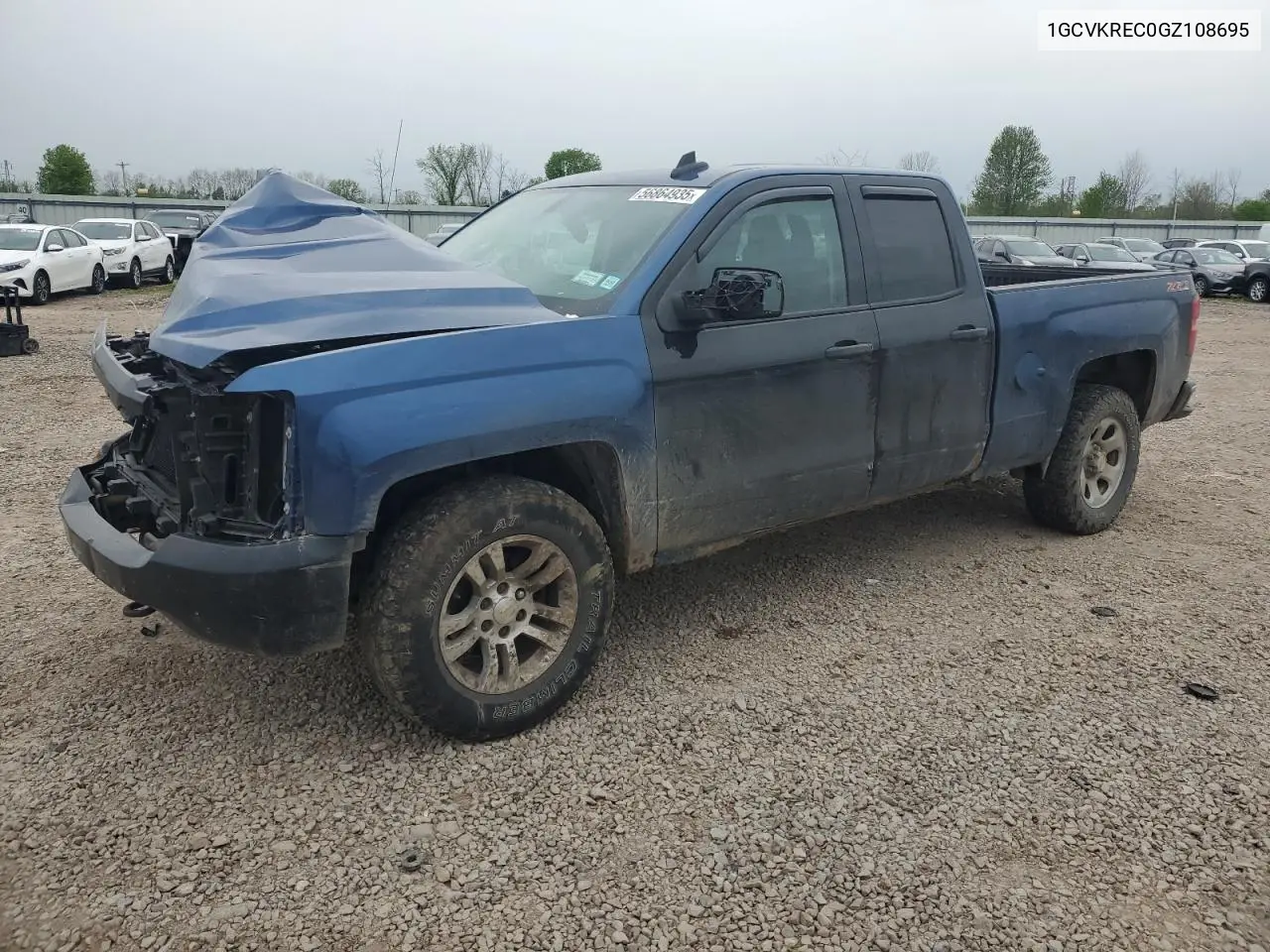 1gcvkrec0gz108695 1GCVKREC0GZ108695 2016 Chevrolet Silverado K1500 Lt