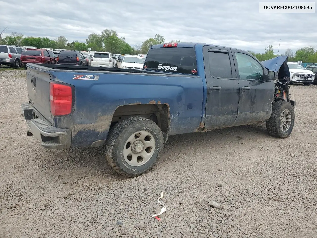 1gcvkrec0gz108695 1GCVKREC0GZ108695 2016 Chevrolet Silverado K1500 Lt