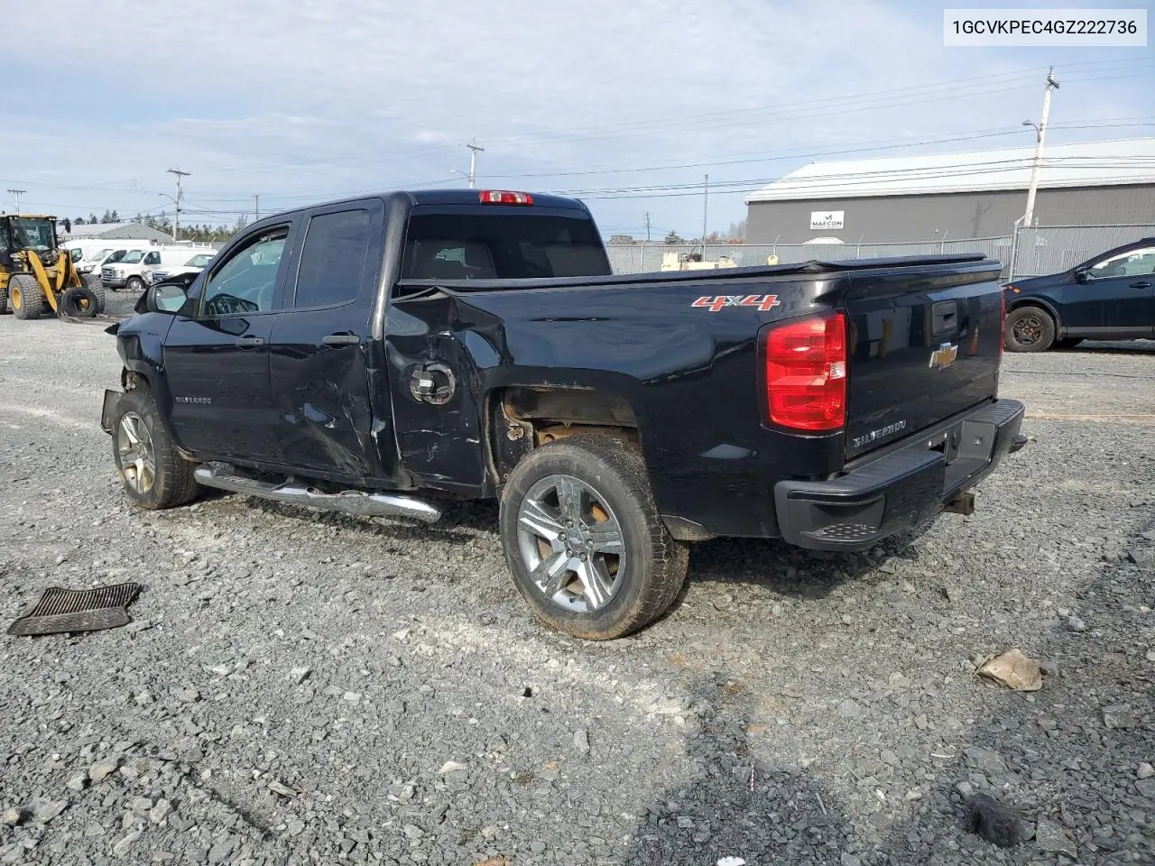 2016 Chevrolet Silverado K1500 Custom VIN: 1GCVKPEC4GZ222736 Lot: 56877735