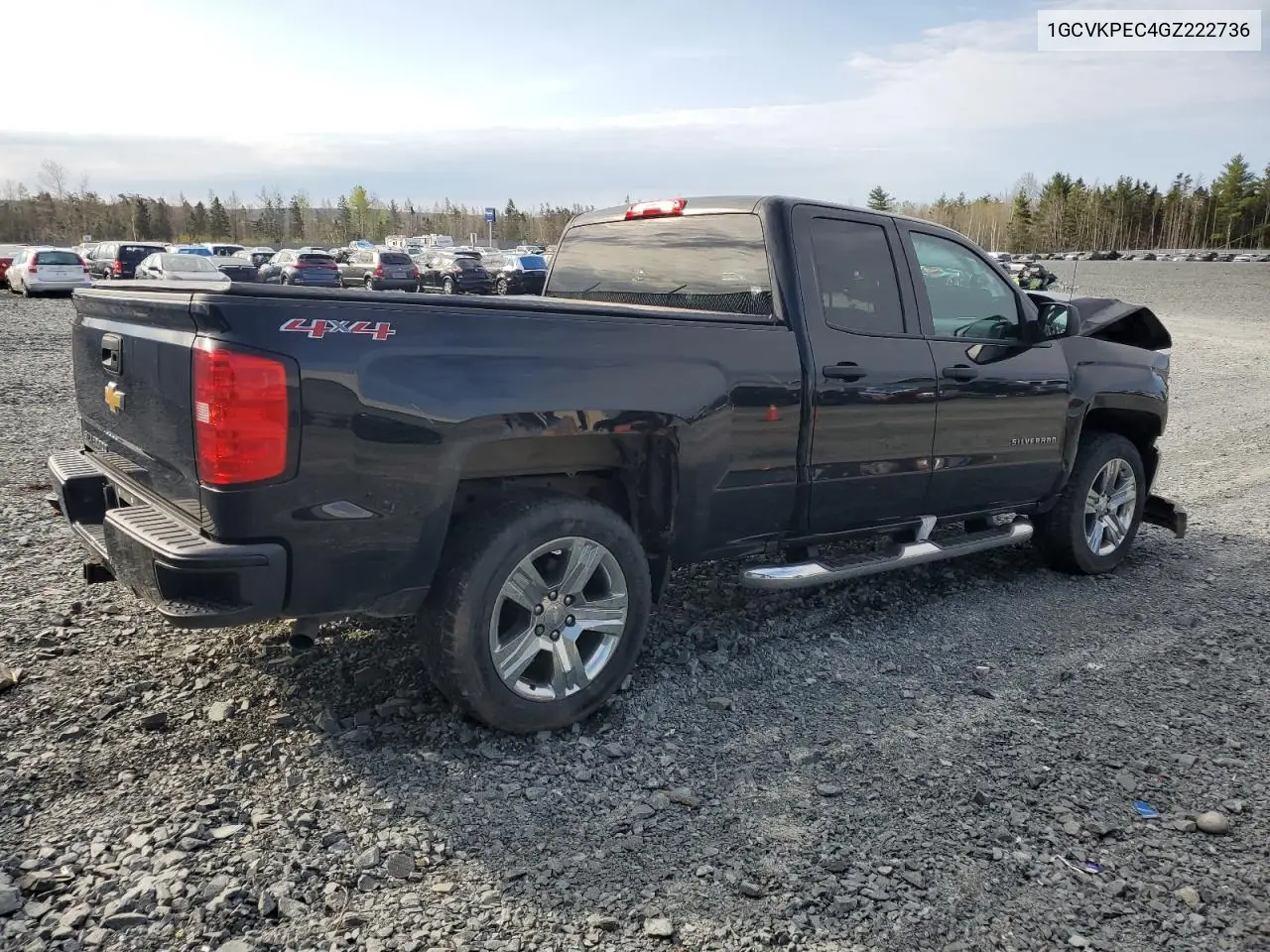 2016 Chevrolet Silverado K1500 Custom VIN: 1GCVKPEC4GZ222736 Lot: 56877735
