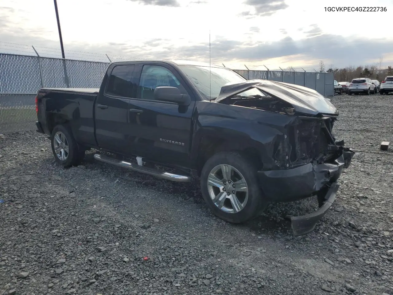 2016 Chevrolet Silverado K1500 Custom VIN: 1GCVKPEC4GZ222736 Lot: 56877735