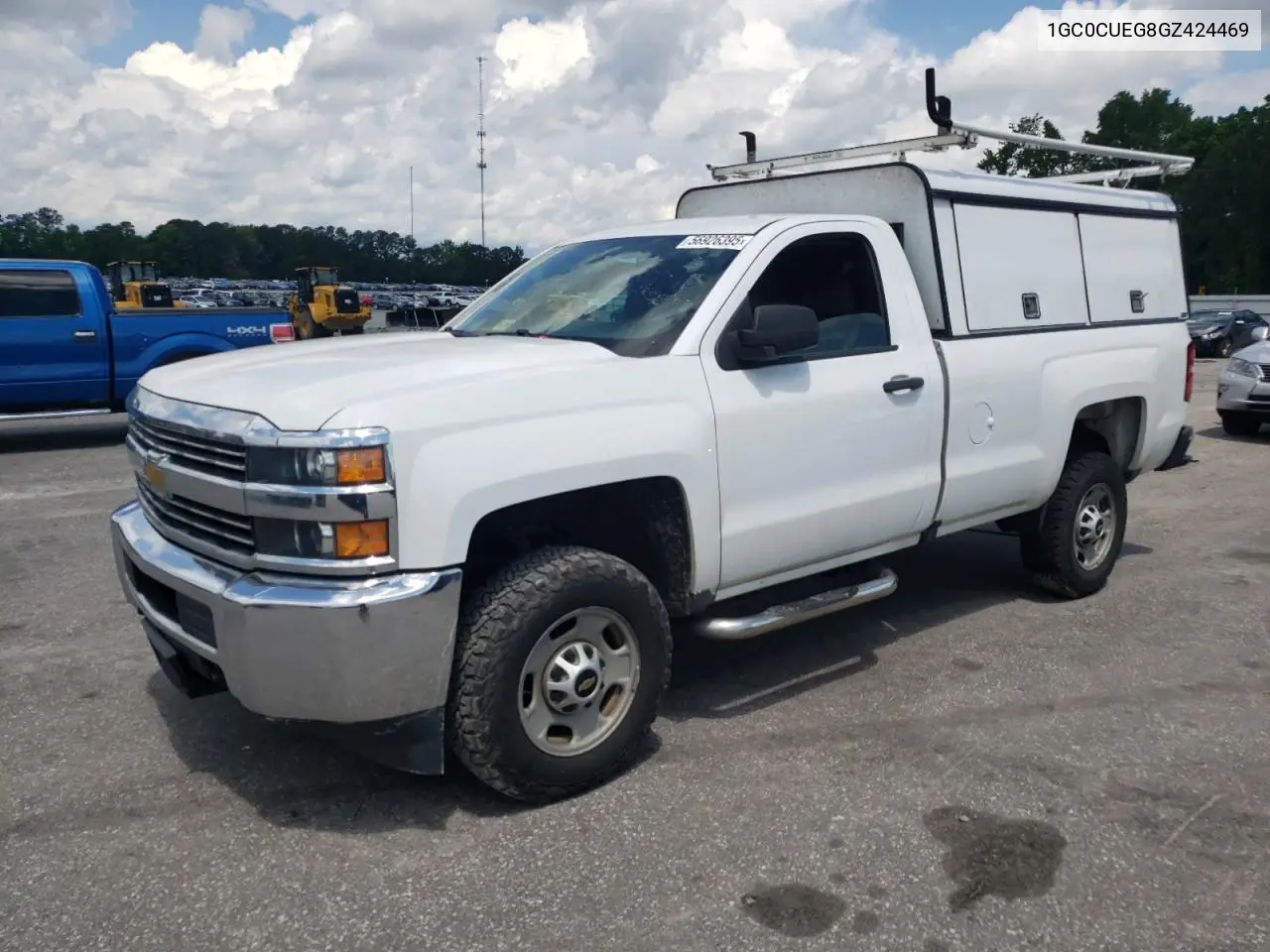 2016 Chevrolet Silverado C2500 Heavy Duty VIN: 1GC0CUEG8GZ424469 Lot: 56926395