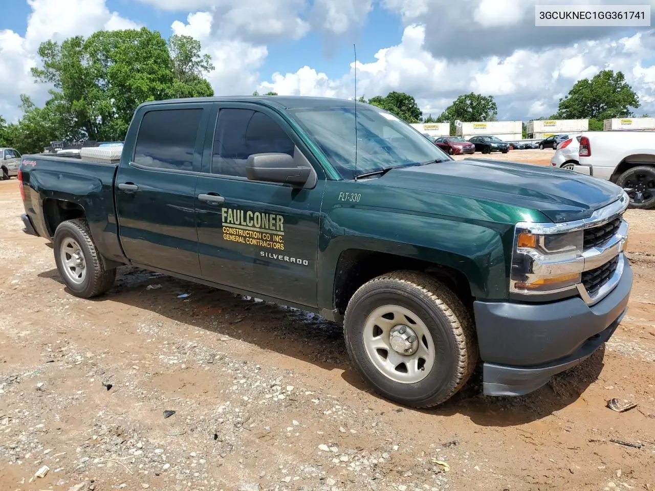 2016 Chevrolet Silverado K1500 VIN: 3GCUKNEC1GG361741 Lot: 57141775